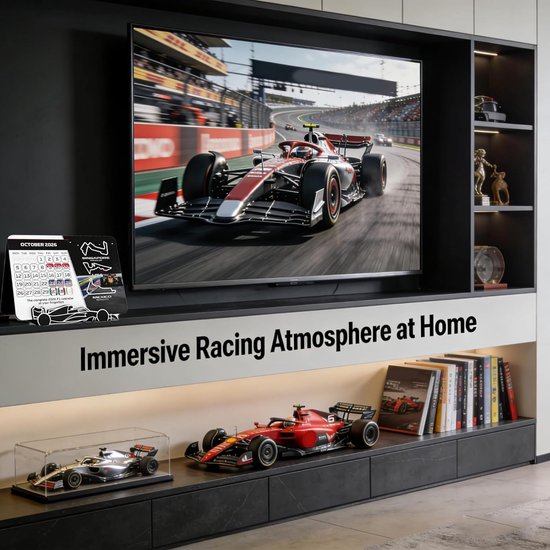 Racekalender 2026 - Motorsport Planner - Evenementen Bijhouden - Inclusief Standaard - 18 x 14 cm — afbeelding 3