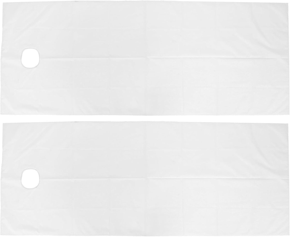 Salonlakens - Massagetafelhoezen - Schoonheidssalons - Zacht en waterdicht - 200x75 cm - Wit