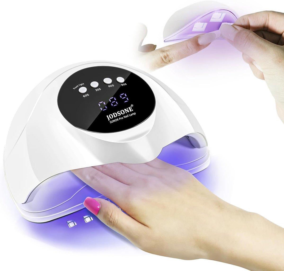 Nagel Uithardingslamp - LED Lamp - Nagels Drogen - 2-in-1 Ontwerp - 25x19x9 cm