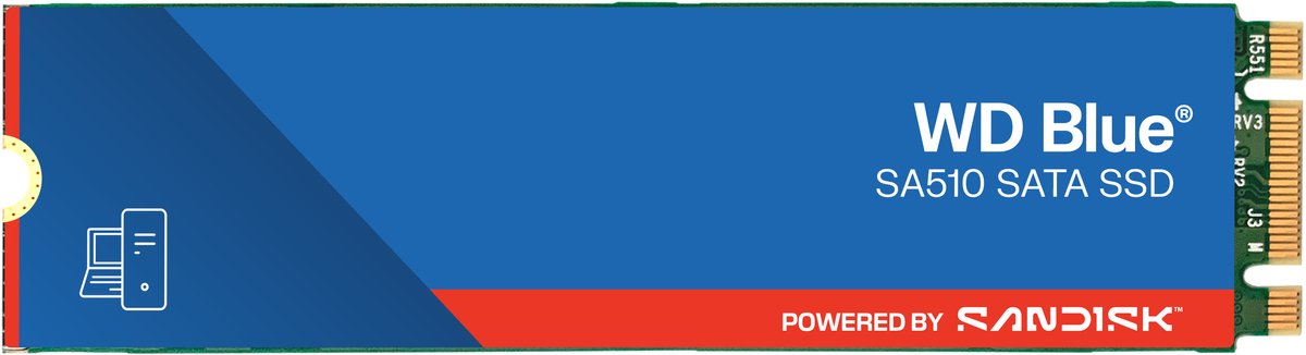 WD Blue SA510 1TB SATA M.2 SSD