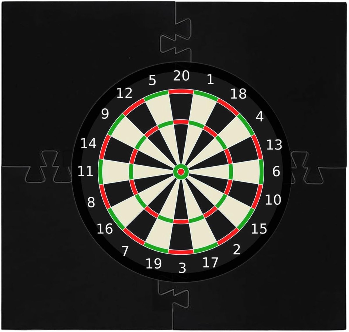 Dartbord Muurbeschermer - Dart Surround - Muren Beschermen - Eenvoudige Installatie - 72x72cm - Meerkleurig