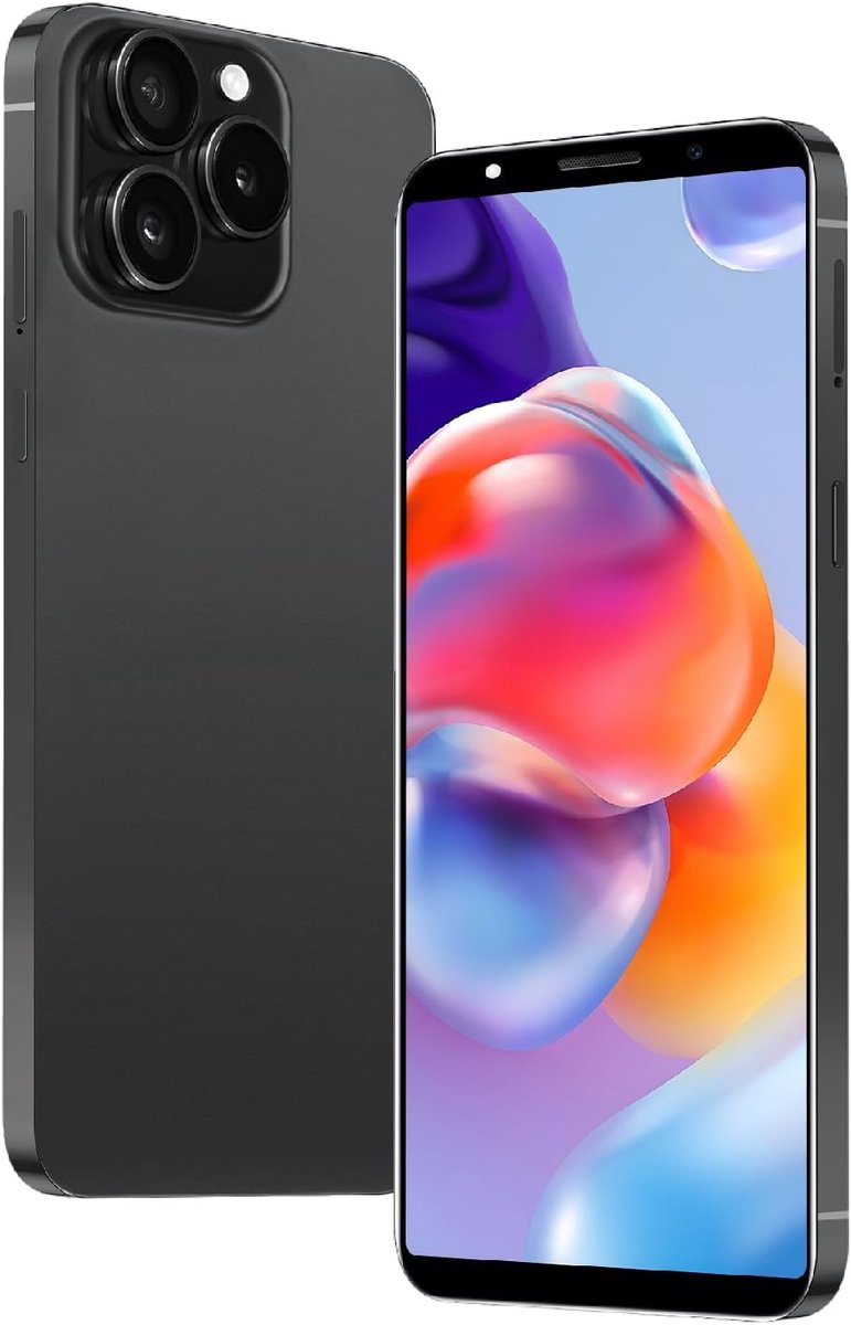 Ontgrendelde Smartphone - Mobiele Telefoon - Dagelijks Gebruik - Dubbele SIM Kaart - 6 Inch Scherm - Donker