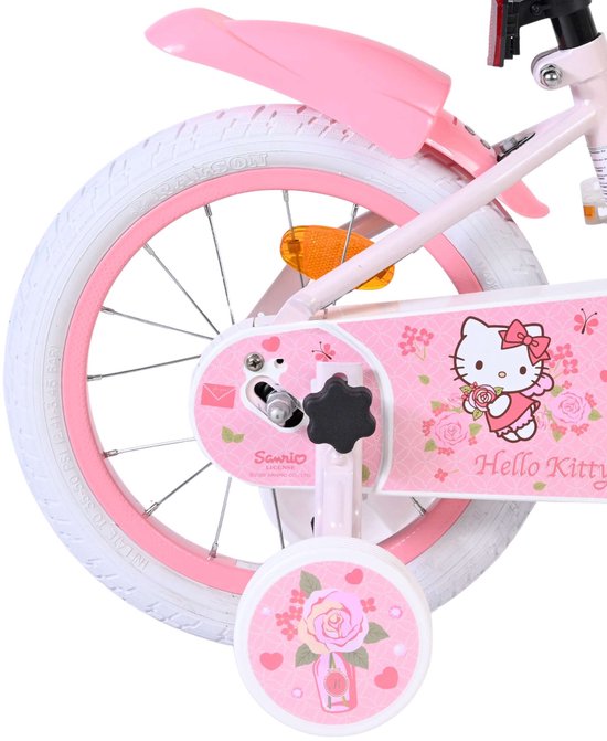 Hello Kitty Kinderfiets - Meisjes - 14 inch - Roze van Merkloos — afbeelding 3