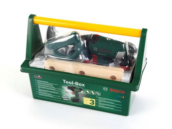 Klein Toys Bosch mini - speelgoed gereedschapskist - Inclusief boormachine - 3+ jaar
