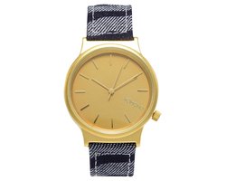 Komono Wizard Print Denim Zebra horloge KOM-W1817 - Dames Horloge - (Valentijn cadeautje voor haar)