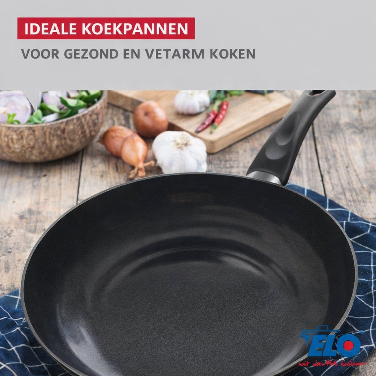 Pan 20 cm keramiek zonder PFAS Prima Cucina Elo
