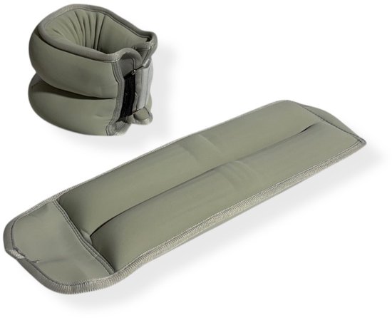 Padisport Enkelgewichten 2 Kg - Ankle Weights - Enkelgewichten - Polsgewicht - Grijs