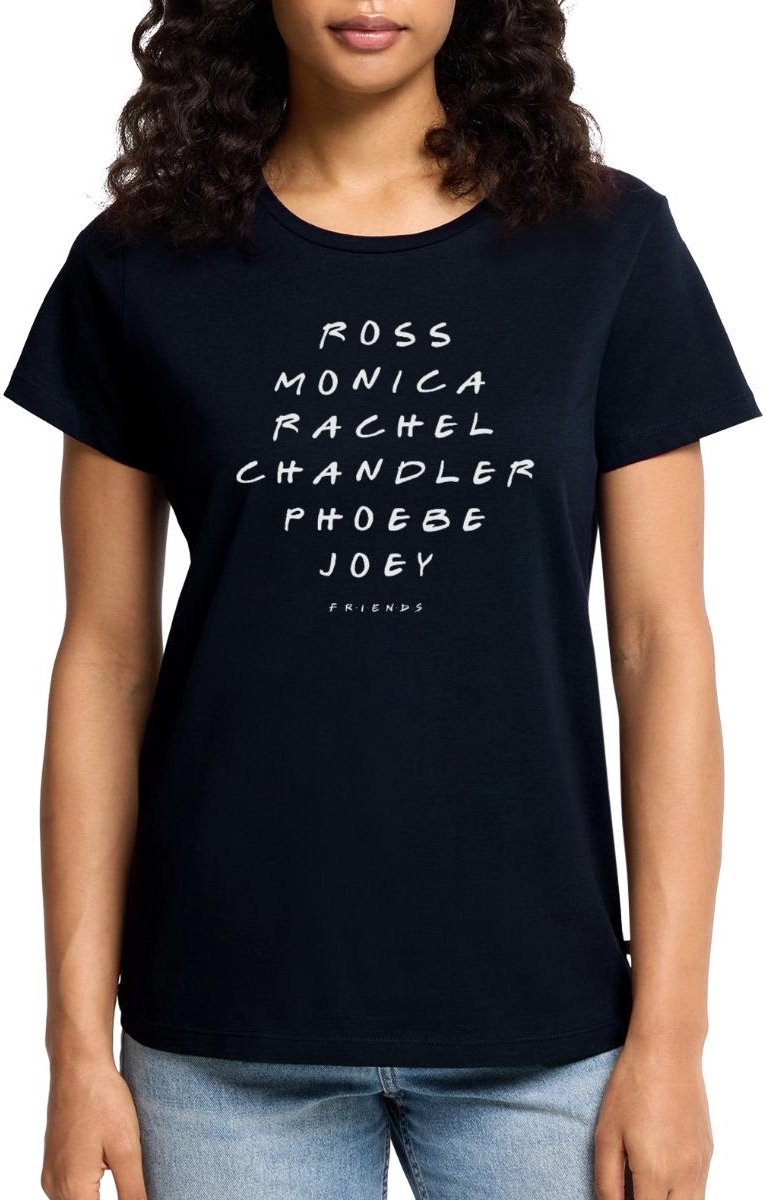 Friends Ross Monica Rachel Chandler Phoebe Joey Premium T Shirt Dames