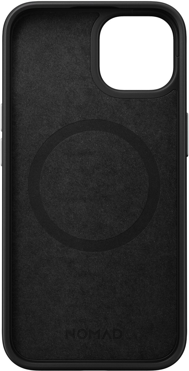 Nomad Sport Case - geschikt voor iPhone 14 - met high-gloss gekleurde achterzijde - geschikt voor MagSafe & draadloos laden - Grijs