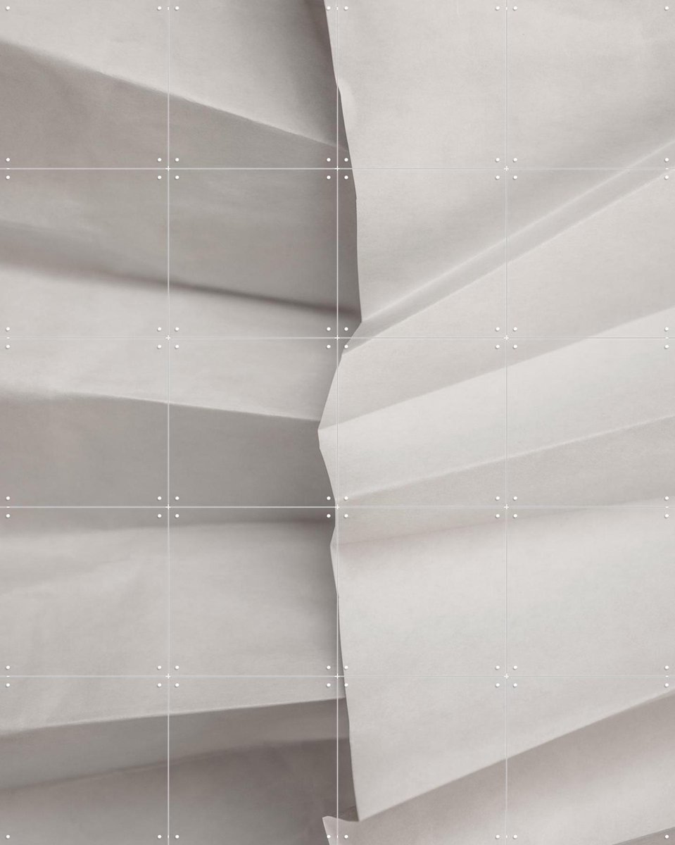 IXXI Paper Studies 13, Mareike Böhmer - 80 x 100 cm - Gratis ophangtool - Grote wanddecoratie en posters - Abstract, Minimalisme, Fotografie