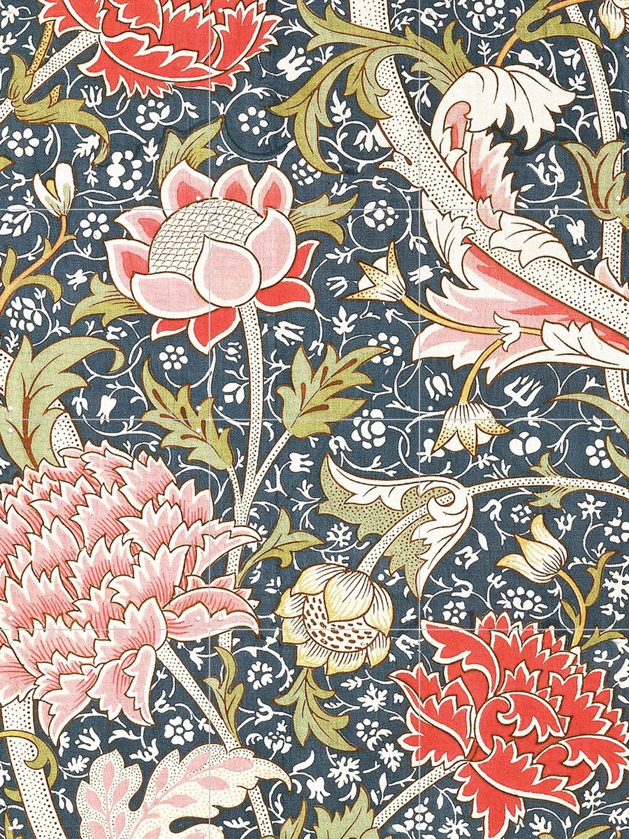 IXXI Cray, William Morris & Victoria and Albert Museum - 60 x 80 cm - Gratis ophangtool - Grote wanddecoratie en posters - Art Nouveau, Vintage
