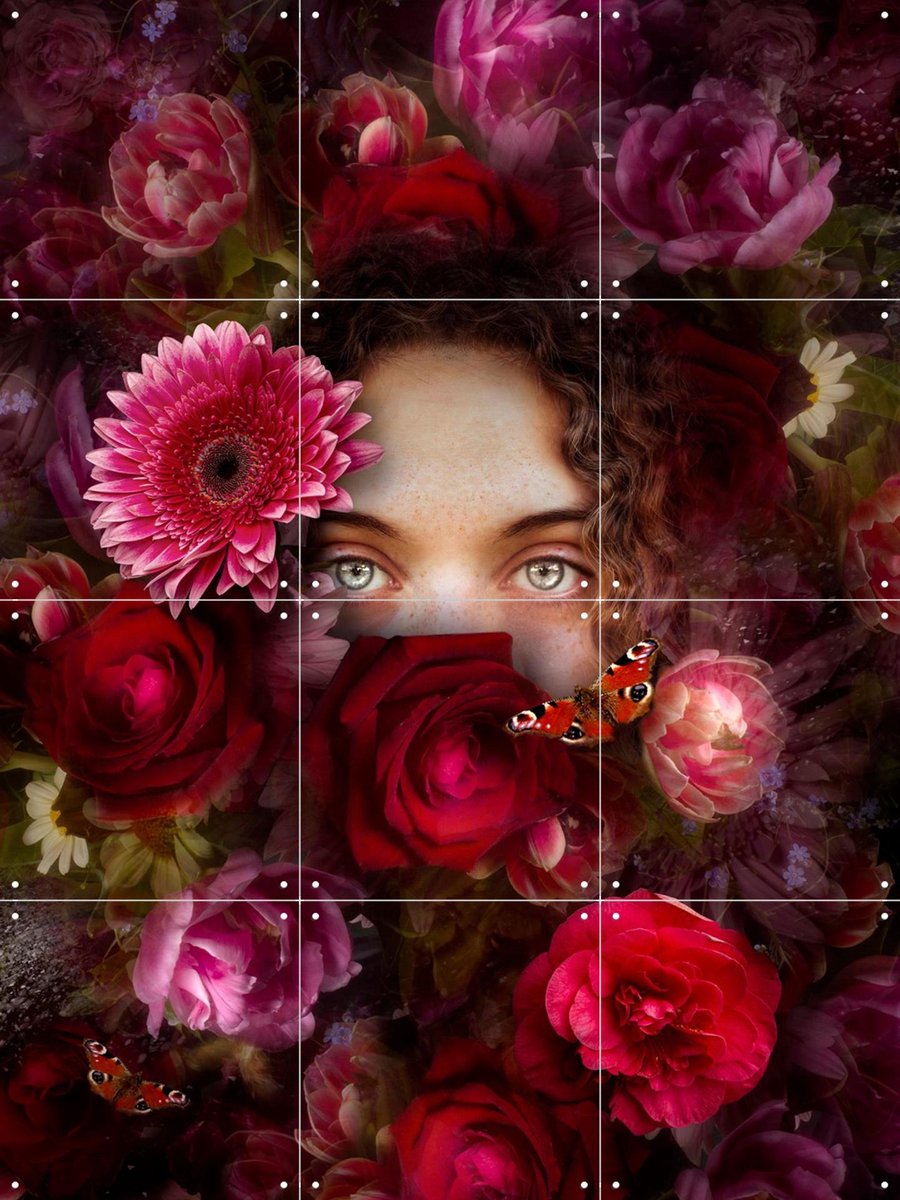 IXXI Royal Delicious I, Sander van Laar - 60 x 80 cm - Gratis ophangtool - Grote wanddecoratie en posters - Fotografie, Kleurrijk, Surrealisme
