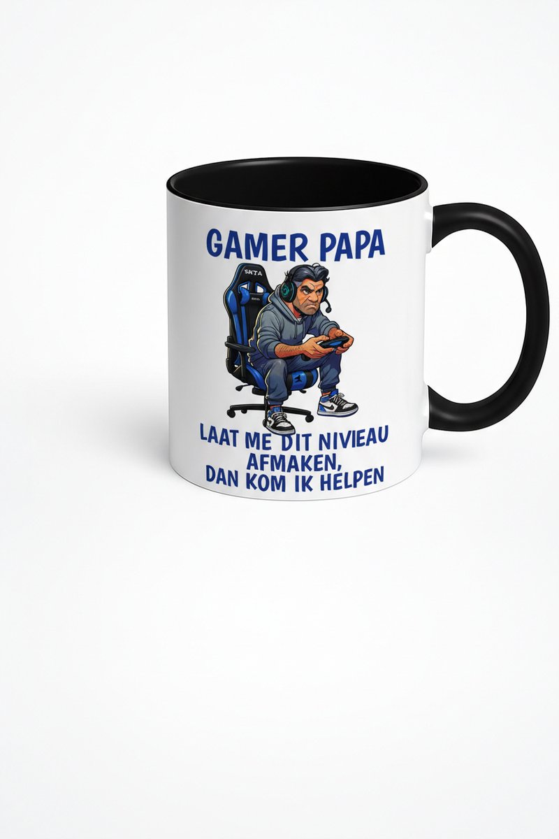 Gamer Papa Mok - Unieke Mok voor de Game Liefhebbende Vader