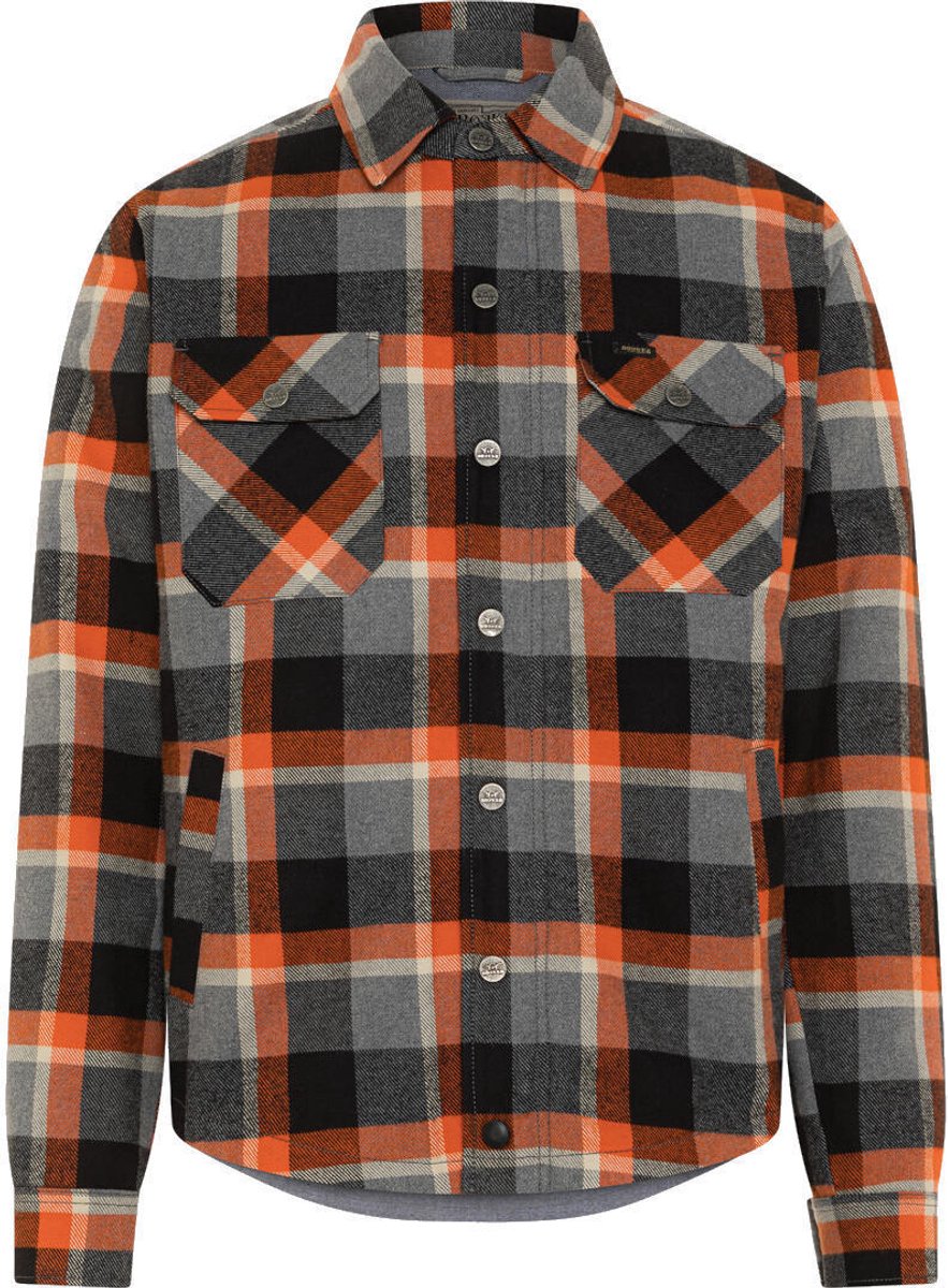 ROKKER Memphis Oranje Grijs Motorshirt - Shirts