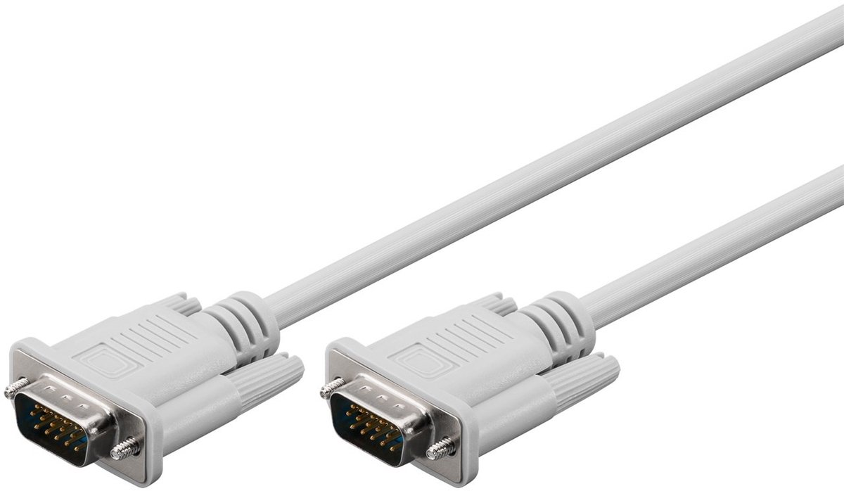 Goobay 68314 VGA kabel 5 meter VGA (D-Sub) Grijs