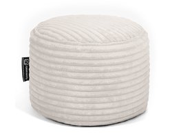 Casacomfy Poeffie - Poef - Rond - Corduroy - Ø 45 cm - Crème