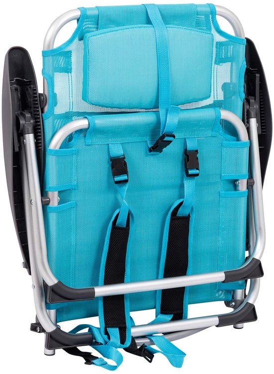 Bo-Camp - Strandstoel - Amalfi - Blauw van Merkloos — afbeelding 2