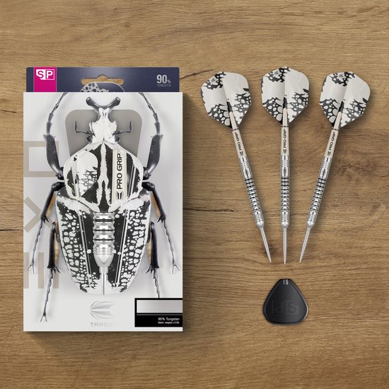 Target Darts EXO Edition 90% Tungsten Steel Tip Darts Set 23G Barrel 03 met Swiss Point Technologie en Pro Grip Shafts - Professionele Dartpijlen met Levenslange Garantie van Merkloos — afbeelding 3