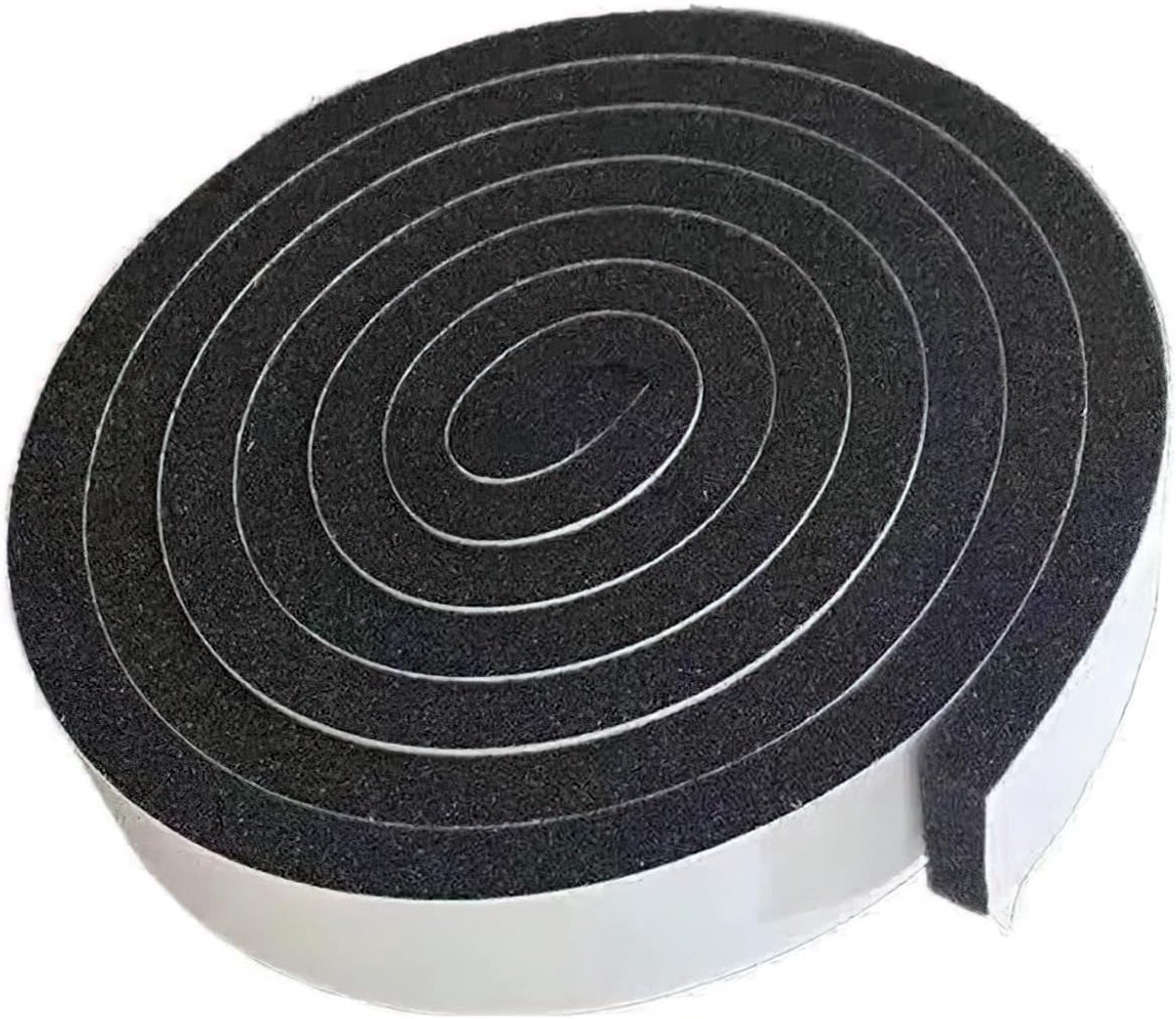 Raamafdichtingsstrips, zelfklevende afdichtingsstrips voor deurnaden, geluids-, stof- en winddicht, geschikt voor PVC schuiframen (zwart, 3 cm breed, 2 m lang).