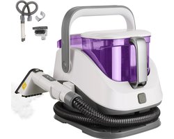 Tapijtreiniger - Vlekkenreiniger & Bank Reiniger - Stoomreiniger - Zetelreiniger Machine - Tapijt Apparaat Meubelreiniger - Haarverwijderaar Stofzuiger Voor Dierenharen Reinigen - 1350W Krachtige Zuigkracht - Voor Bank, Auto, Matras