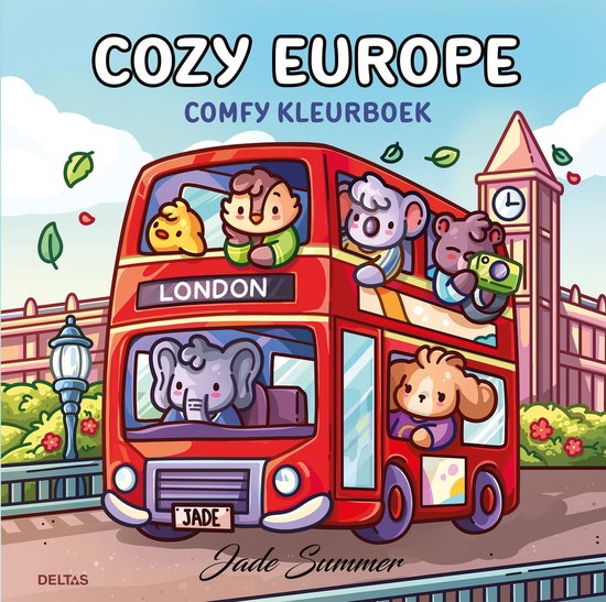 Cozy Europe - Comfy kleurboek Jade Summer - cover