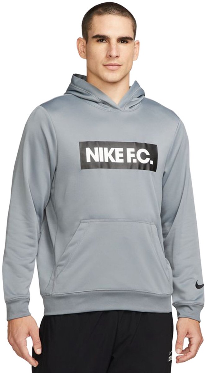 Nike Dri-FIT FC Libero Hoodie Heren 2XL Grijs
