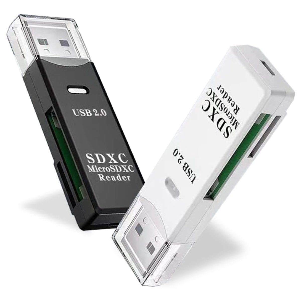 DYNA® Sd Kaart Lezer - SD-kaart - SD-kaartlezer USB-C - Zwart/Wit - 6cm x 2cm x 1cm