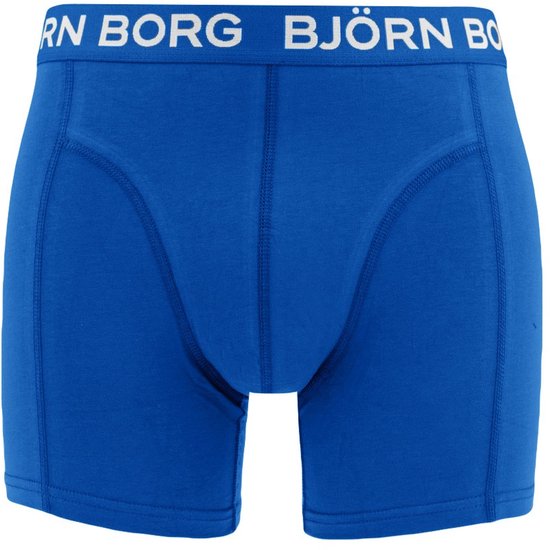 Björn Borg Cotton Stretch boxers - heren boxers normale lengte (12-pack) - zwart - zwart - groen - groen - print - zwart - zwart - rood - rood - zwart - zwart - blauw
