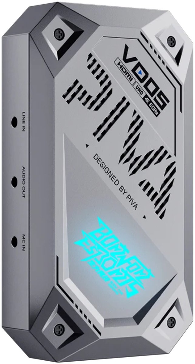 Xcruiser 4K HDMI Capture Card USB 3.0 – Video Capture voor Streaming, OBS, TikTok Live, YouTube, PS5, Xbox & Nintendo Switch – Plug & Play