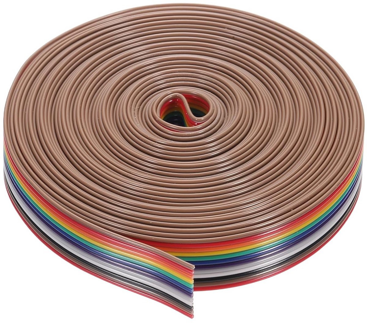 Platte Lintkabel 12-Pins voor Breadboards en Elektronische Projecten (1,27 mm Pitch)