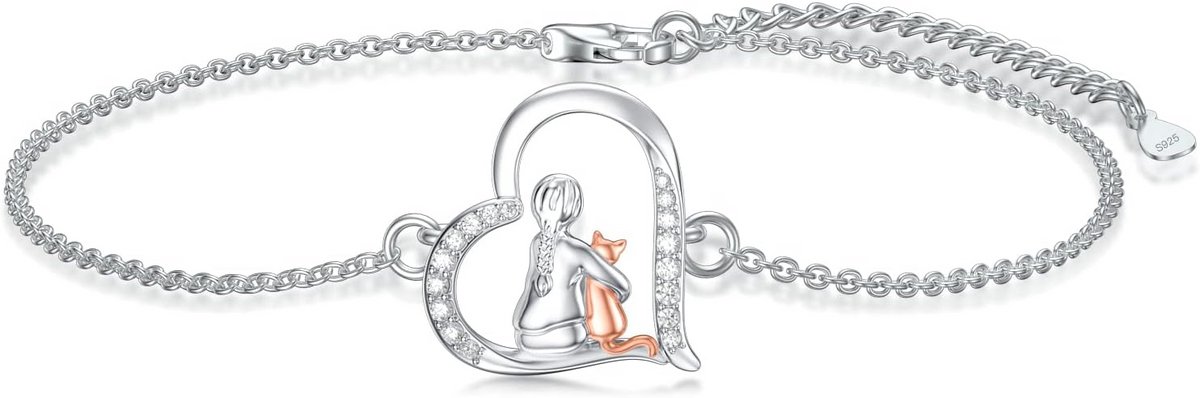 Dieren Armband 925 Sterling Zilver Charm Sieraden voor Dames