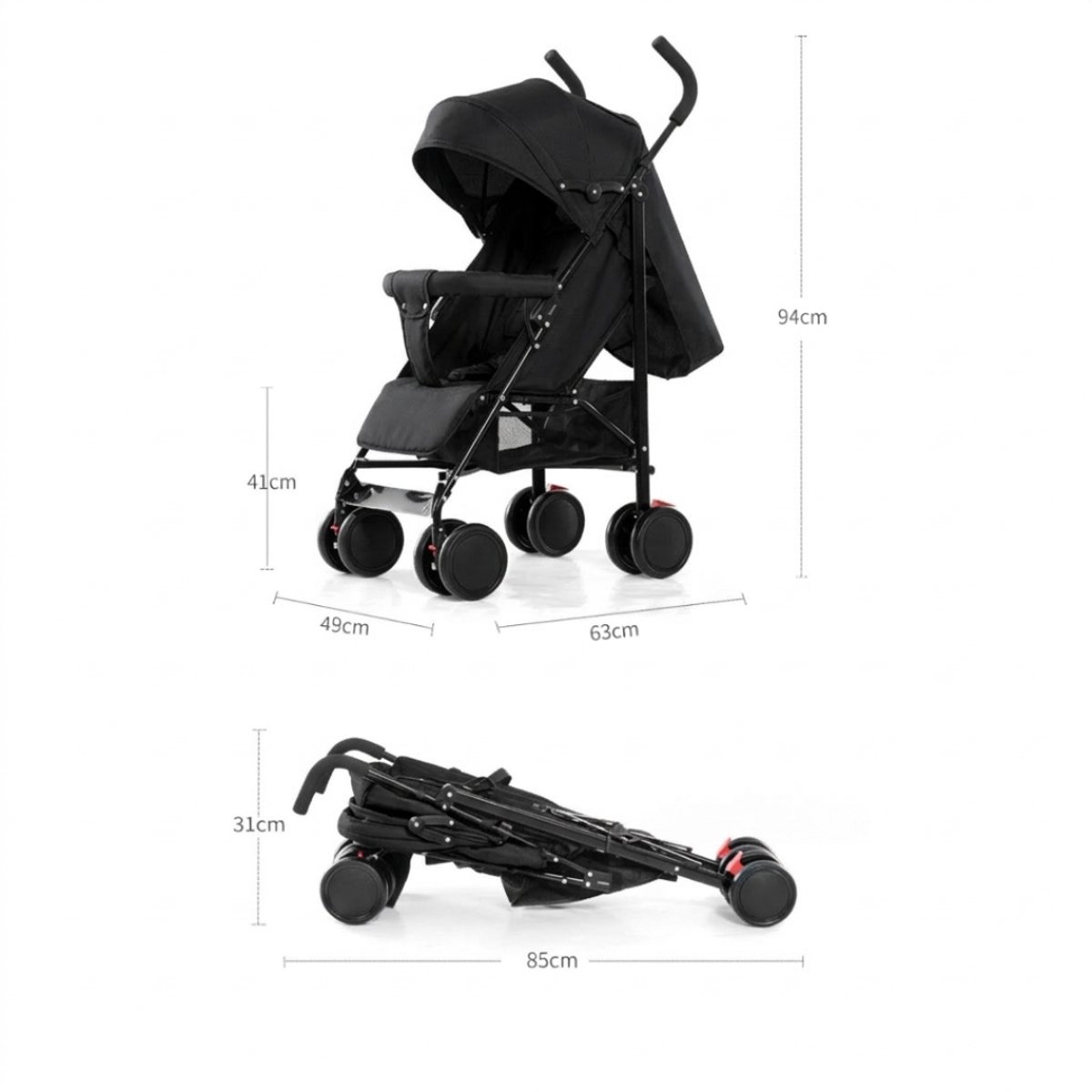 Livista Lichtgewicht Kinderwagen Buggy thumbnail 4