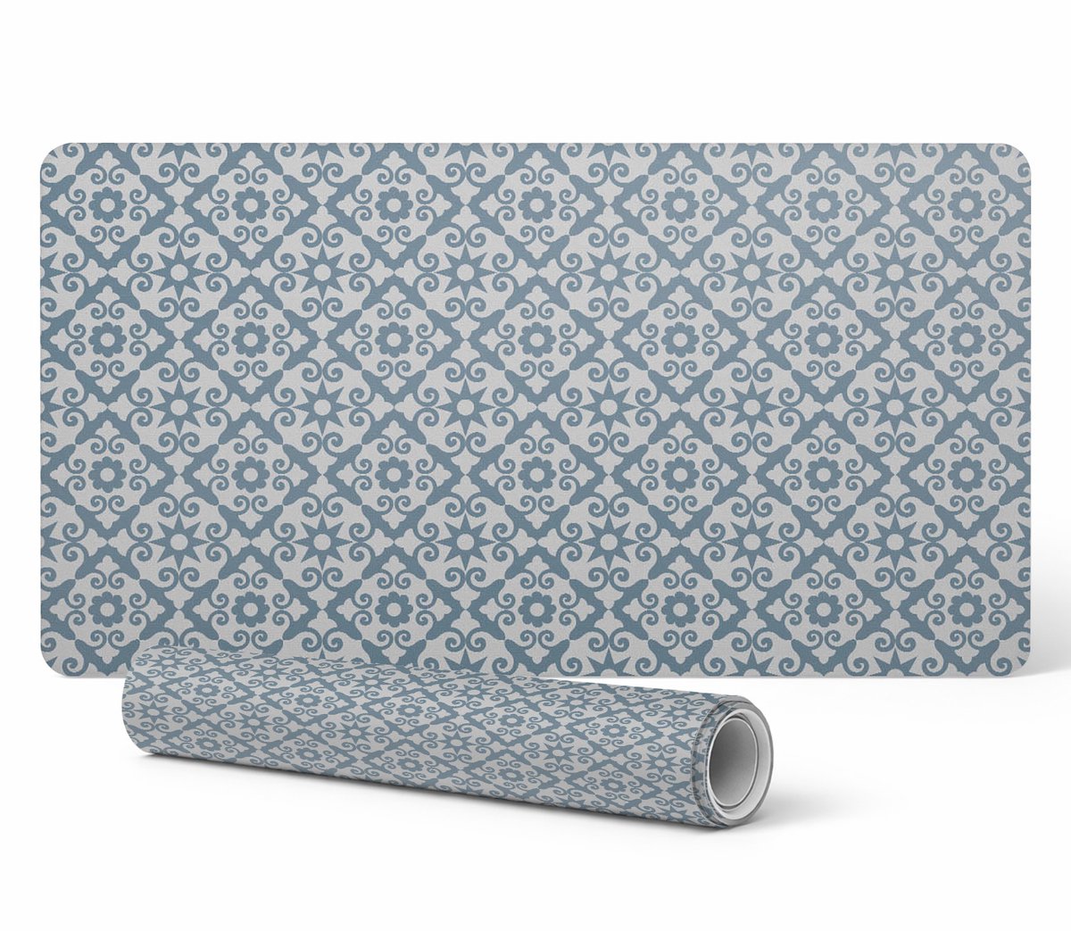 Universele beschermmat voor computerapparatuur met bloemenmotief, 90x45 cm