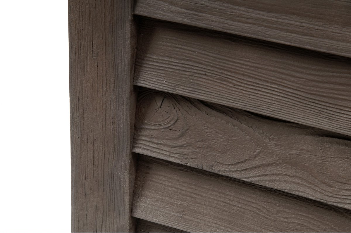 Garantia Woody colonne récupératrice d'eau 350 L bois foncé