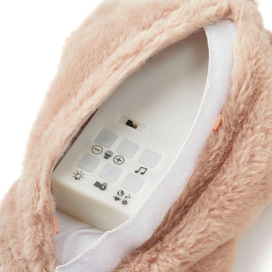 Kalmerende Beer Knuffel - Zacht Pluche Speelgoed - Baby Slaap Hulp - Ademhalingsbeweging Licht Geluid - 33x32x14 cm - Bruin — afbeelding 4