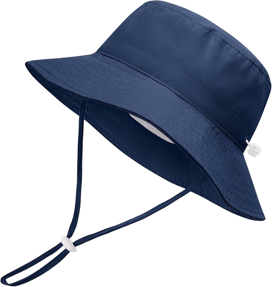 Baby Zonnehoed - Kinder Emmer Hoed - Bescherming Tegen Zon - Verstelbare Bandjes - 7cm Brede Rand
