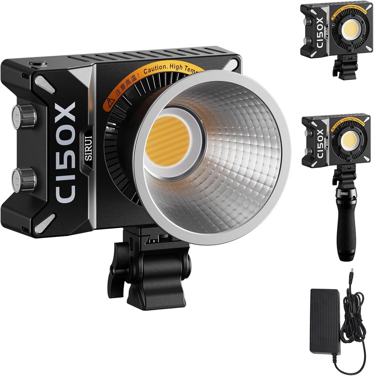LED Videolamp - COB Camera Licht - Fotografie Verlichting - Bluetooth App Controle - 150 Watt - Bi-Color