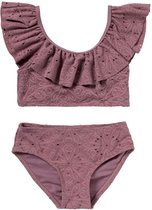 Salted Stories - Bikini - Dusky Orchid - Broderie - Maat 122/128
