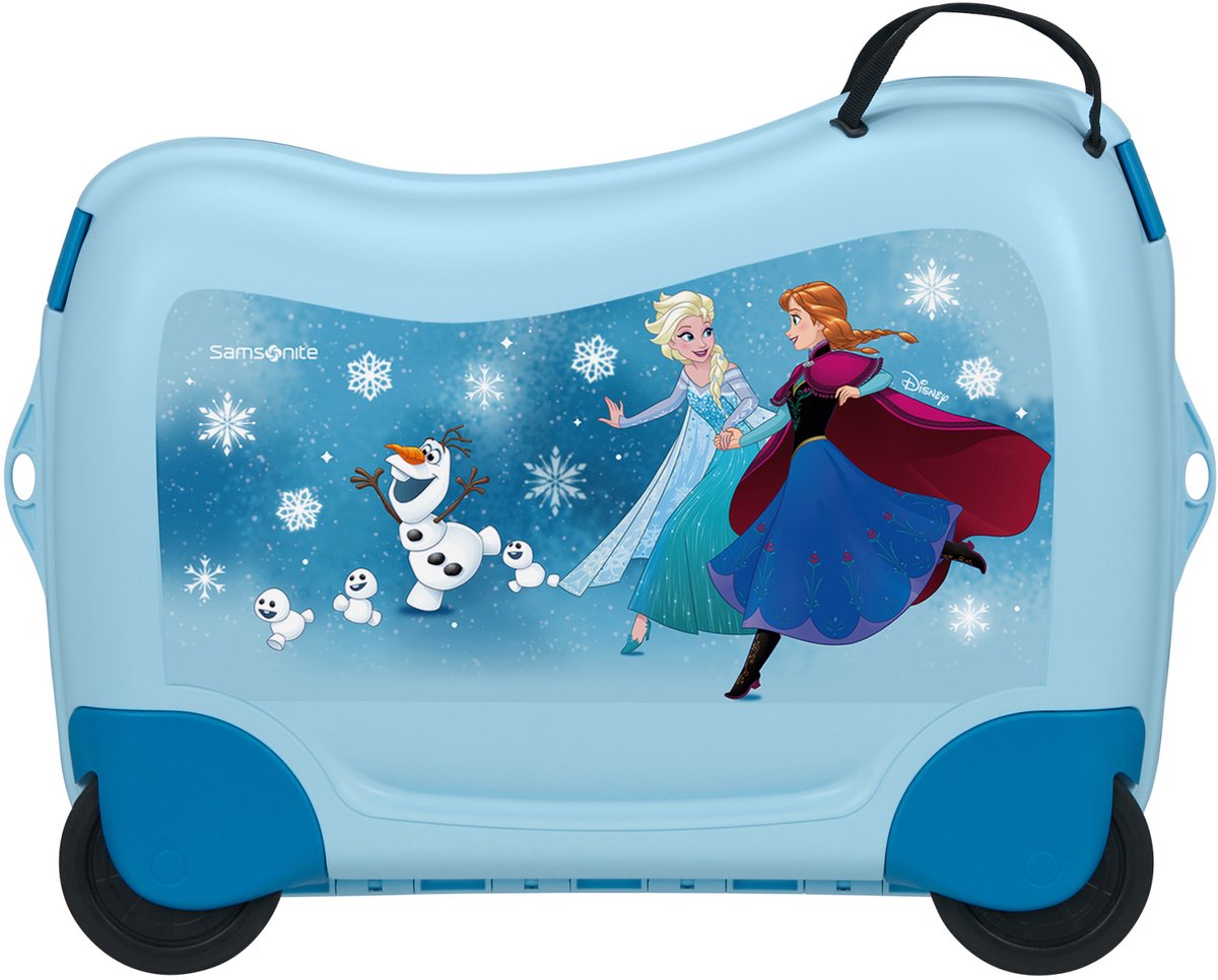 Samsonite Kinderkoffer - Dream2Go Disney Ride - on Suitcase Disney Frozen Magic Lichtblauw 52cm — afbeelding 12