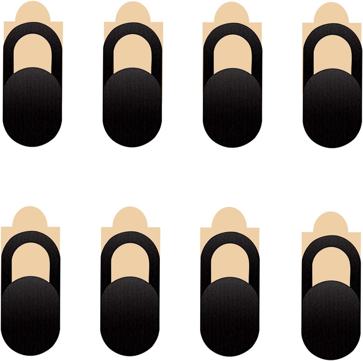 8 Stuks Universele Webcam Covers voor Privacybescherming