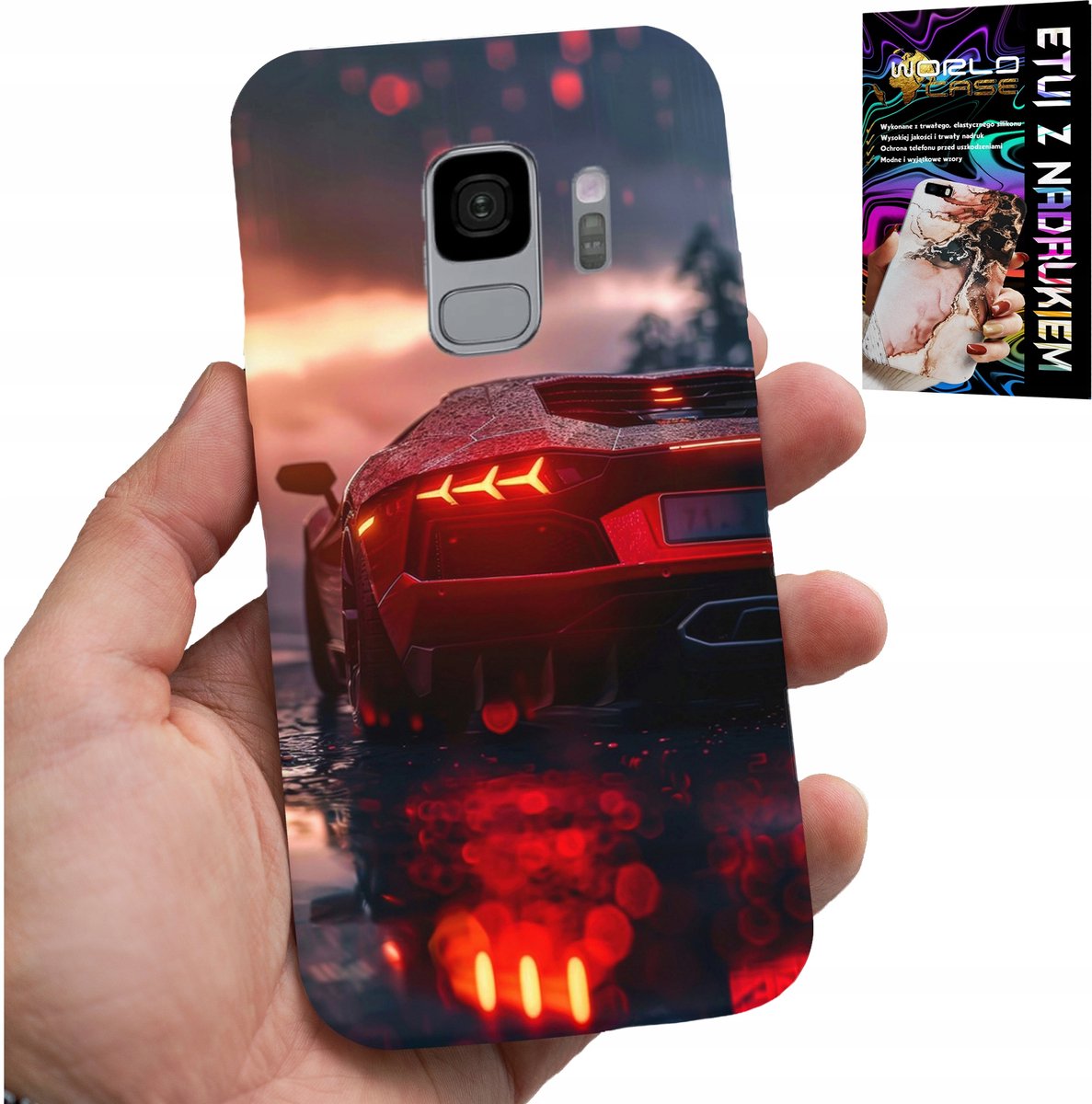 HOESJE VOOR SAMSUNG GALAXY S9 - LUXE AUTO'S, MEGA PATRONEN, COVER