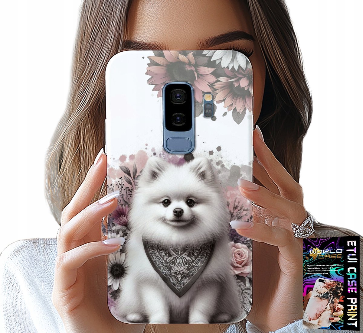 HOESJE VOOR SAMSUNG GALAXY S9 PLUS - POMERANIAN, MINIATURE SPIZZA, HONDENRASSEN