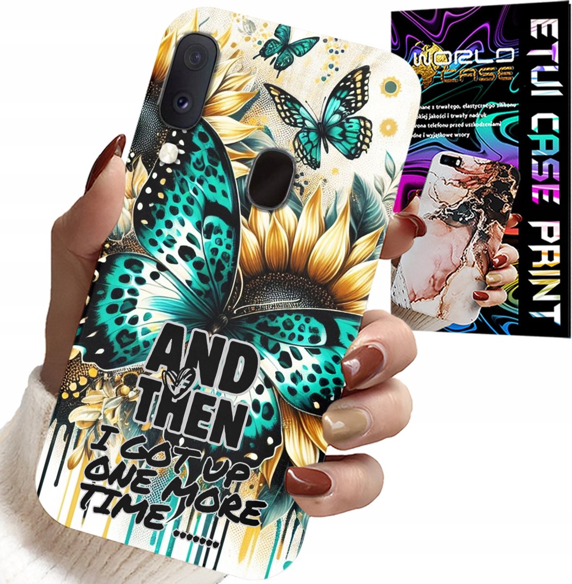 HOESJE VOOR SAMSUNG GALAXY A40 - AND THEN I GOT UP, FEMININE PATTERNS + FILM