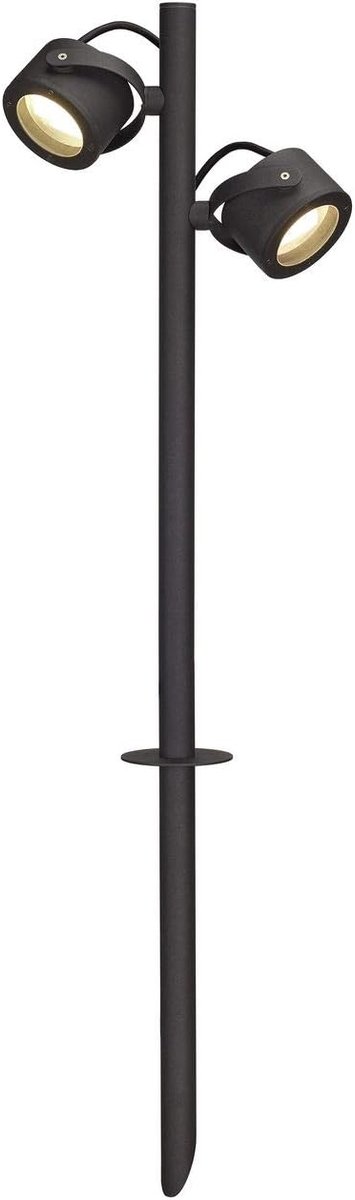 Buitenlamp met Grondpin - Tuinverlichting Spot - Tuin Paden Verlichten - Verstelbare Lichtrichting - 67x28x67 cm - Antraciet