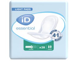 iD Essential Light Pads Super - 6 paquets de 28 protections