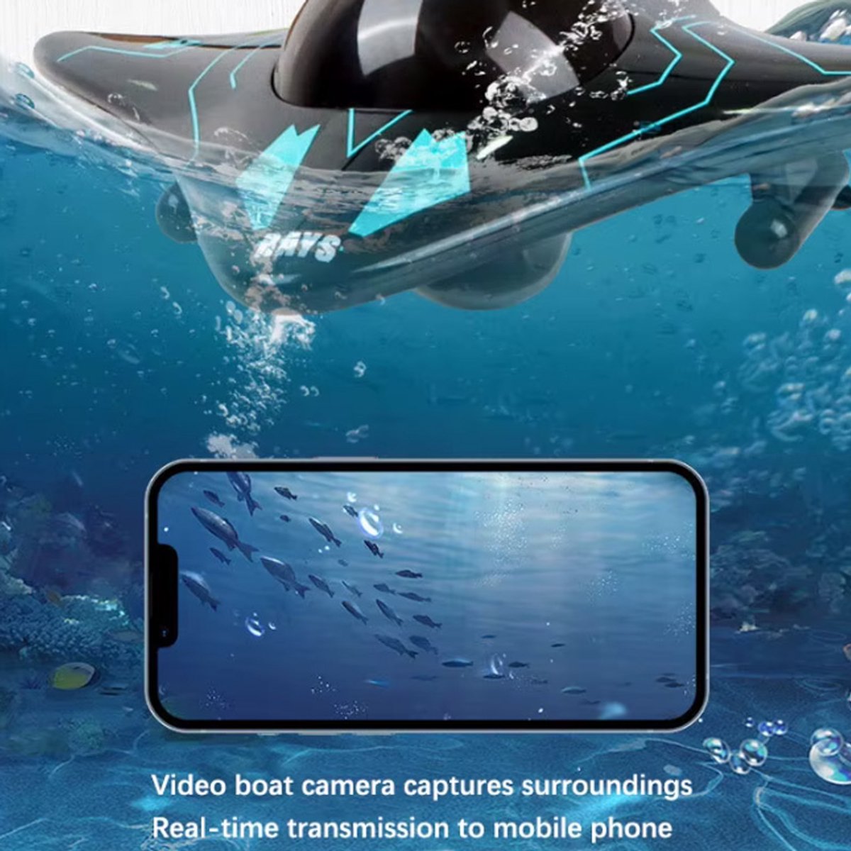 Onderwater Drone - Camera - Boot - Onderzeeër - Bestuurbaar – foto 5