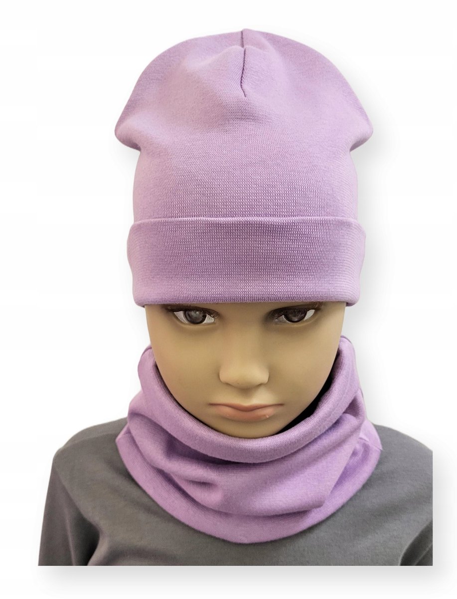 Dartomik - Babyset - Dubbele Muts en Sjaal - Wroze - Maat 40-44