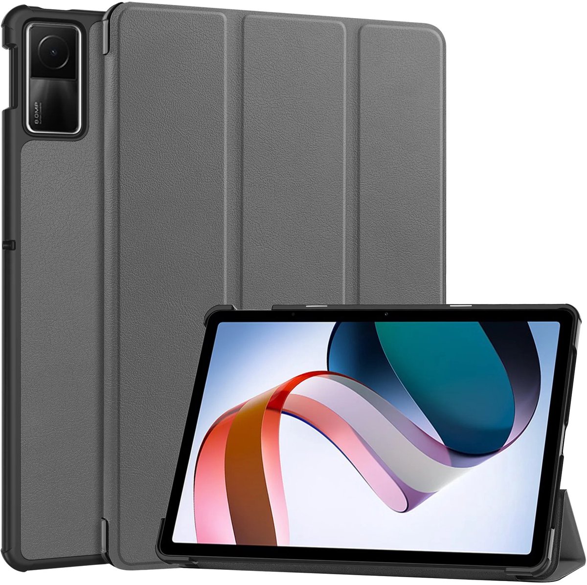 EtuiTab - Tablethoes - Xiaomi Redmi Pad SE 11 (2023) - Grijs - Kunstleer