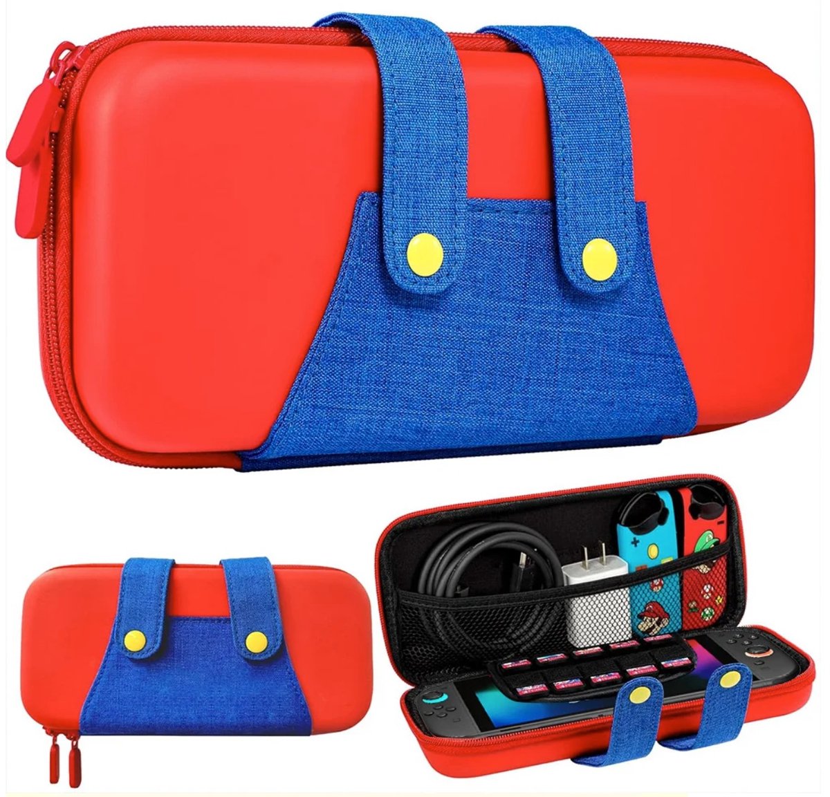 EtuiTab BEE-001 - Versterkte Beschermhoes voor Nintendo Switch 2 - Model Mario - EVA-schuim Interieur