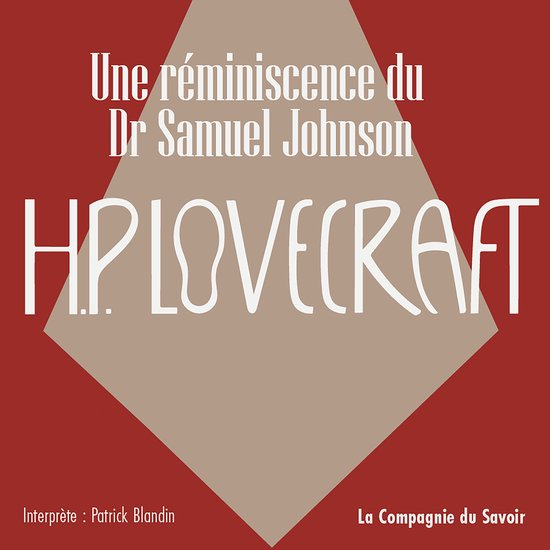 Une réminiscence du Dr. Samuel Johnson - cover